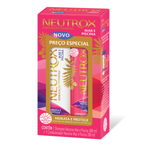 KIT NEUTROX MAR/PISCINA SH300ML+COND200ML