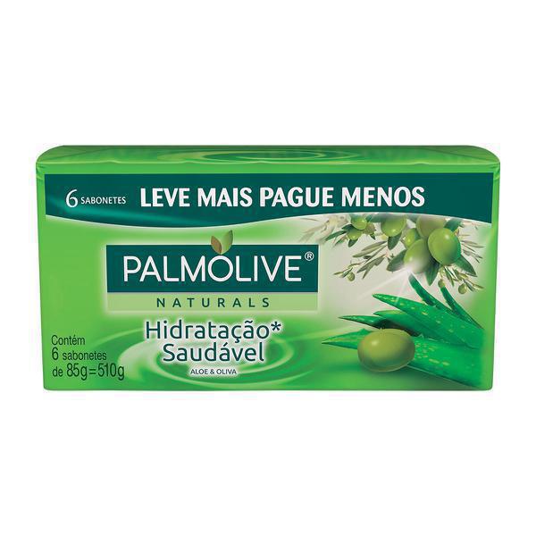 KIT SAB PALMOLIVE HIDRATACAO SAUD ALOE C/6 510G