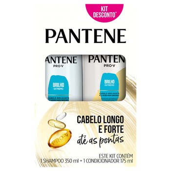 KIT SH +COND PANTENE BRILHO EXT 400/175ML