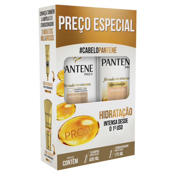 KIT SH+COND PANTENE HIDRAT 400/175ML
