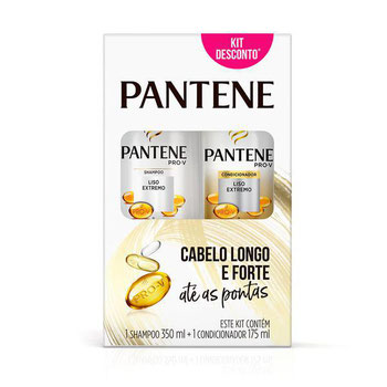 KIT SH +COND PANTENE LISO EXTR 350/175ML