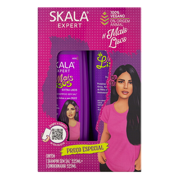 KIT SH+COND SKALA MAIS LISOS 325/325ML
