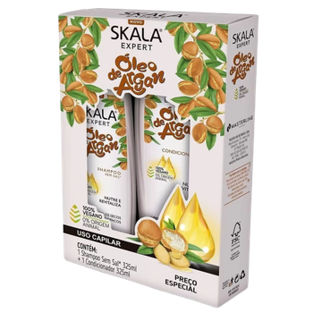 KIT SH+COND SKALA OLEO ARGAN 325/325ML
