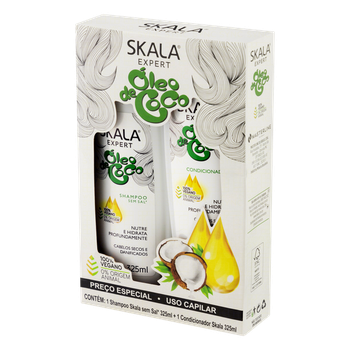 KIT SH+COND SKALA OLEO DE COCO 325/325ML