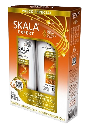 KIT SH+COND SKALA VIT C COLAGENO 325ML