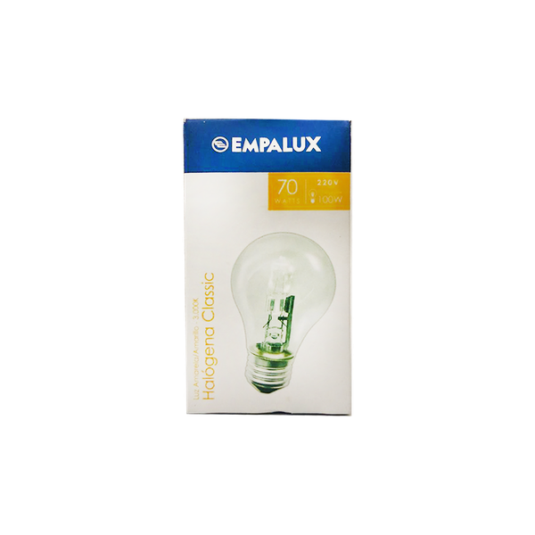 LAMP EMPALUX INC HAL A55 220V 70W 3.000K