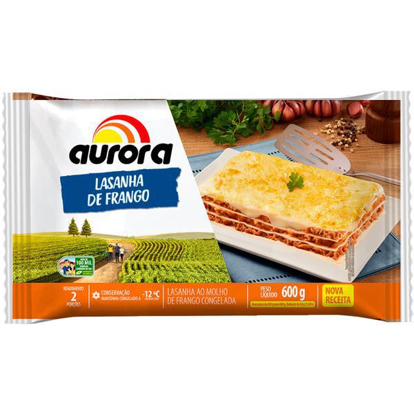 LASANHA AURORA FRANGO AO SUGO 600G