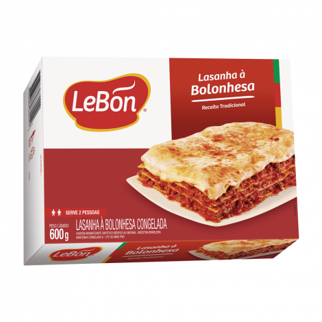 LASANHA BOLONHESA LEBON 600G