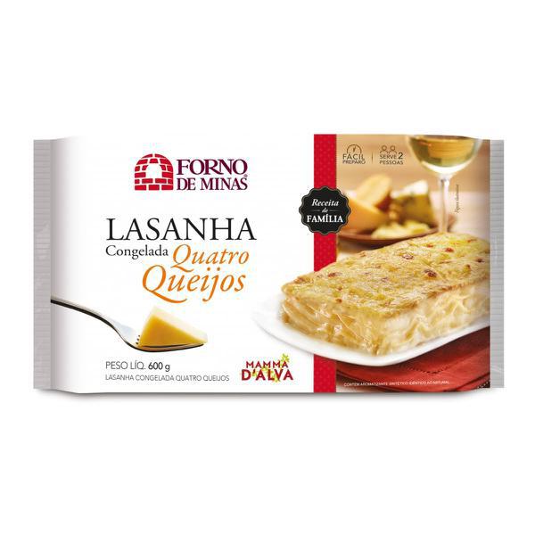 LASANHA FORNO MINAS 4 QUEIJOS 600G