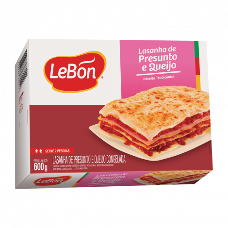 LASANHA PRES E QUEIJO LEBON 600G