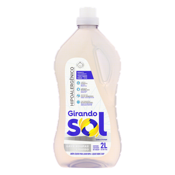 LAVA ROUPA GIRANDO SOL HIPO ALERGENICO 2L