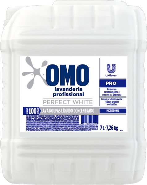 LAVA ROUPA LIQ OMO P.WHITE PRO CONC 7L