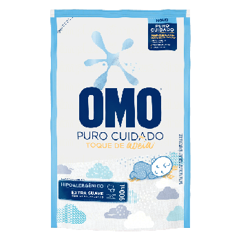 LAVA ROUPA LIQ OMO PURO CUIDADO RF 900ML