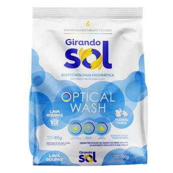 LAVA ROUPAS GIRANDO SOL AZUL 4KG