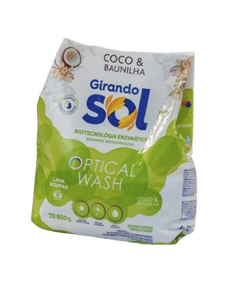 LAVA ROUPAS GIRANDO SOL COCO BAUNILHA 800G