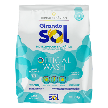 LAVA ROUPAS GIRANDO SOL HIPOALERG 800G
