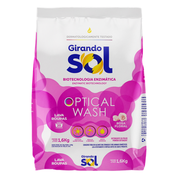LAVA ROUPAS GIRANDO SOL ROSA 1,6KG