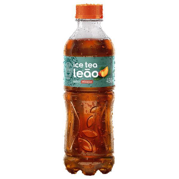 LEAO ICE TEA PESSEGO 450ML