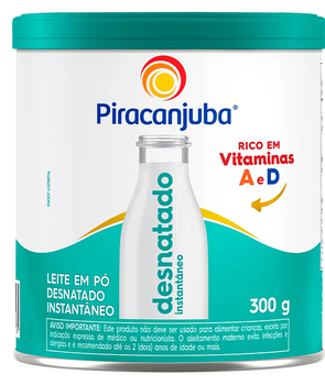 LEITE PO PIRACANJUBA DESN INSTANTANEO 300G