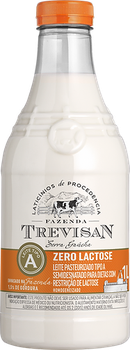 LEITE TREVISAN SEMI ZERO 1L PASTEURIZADO TIPO A