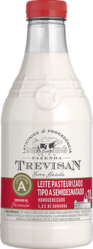 LEITE TREVISAN SEMIDES 1L PASTEURIZADO TIPO A