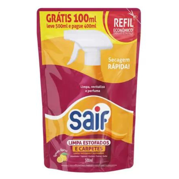 LIMPA ESTOFADOS SAIF SACHE LV500 PG 400ML
