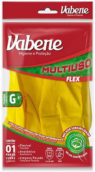 LUVA MULT LATEX LEVE G USO NCM 40151900