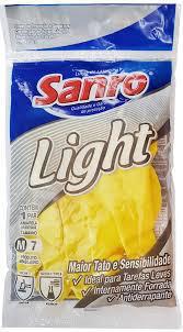 LUVA SANRO LIGHT AMARELA M