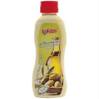 MAIONESE C AZEITONAS E AZEITE KISABOR 200G