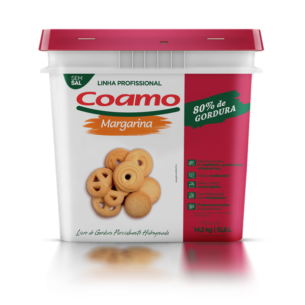 MARGARINA COAMO 80% BALDE 14,5KG