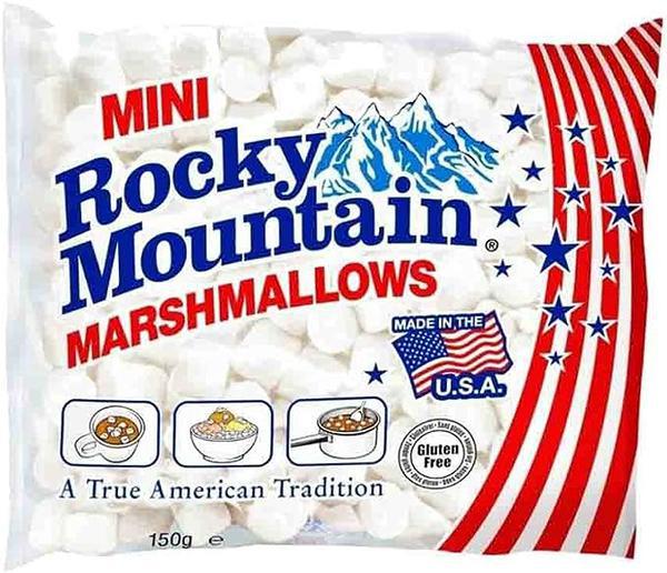 MARSHMALLOW ROCKY MOUNTAIN MINI BRANCO 150G