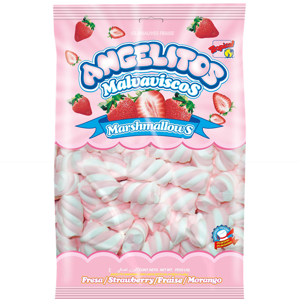 MARSHMALLOWS TWISTER MORANGO 500G