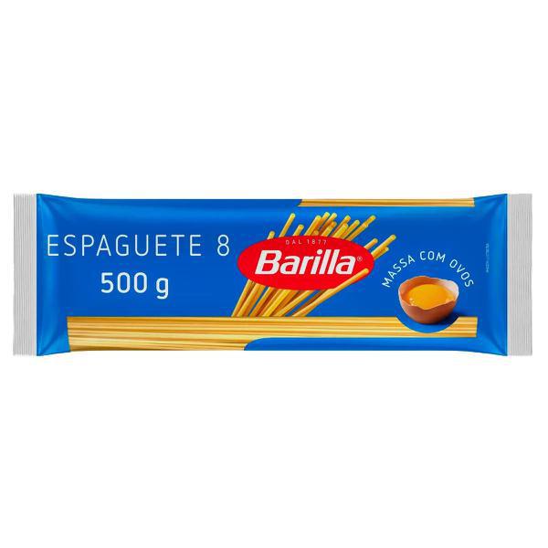 MASSA BARILLA ESPAGUETE N8 PCT 500G