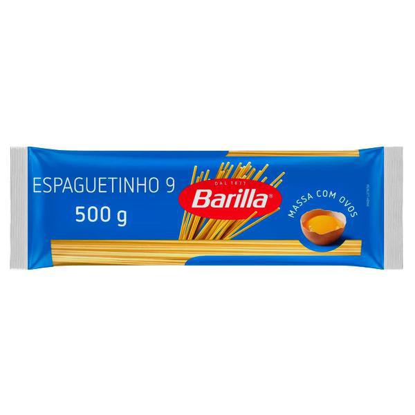 MASSA BARILLA ESPAGUETINHO N9 PCT 500G