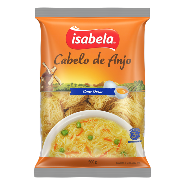 MASSA ISABELA CABELO DE ANJO 500G