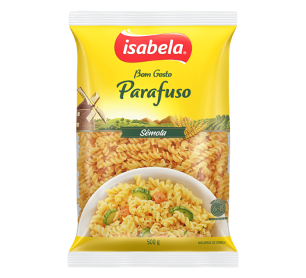 MASSA ISABELA PARAFUSO SEMOLA 400G