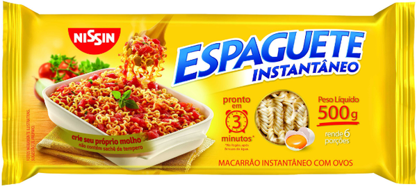 MASSA NISSIN ESPAGUETE T3 500G
