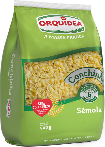 MASSA ORQUIDEA CONCHINHA SEMOLA 500G