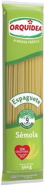 MASSA ORQUIDEA ESPAGUETE SEMOLA 500G
