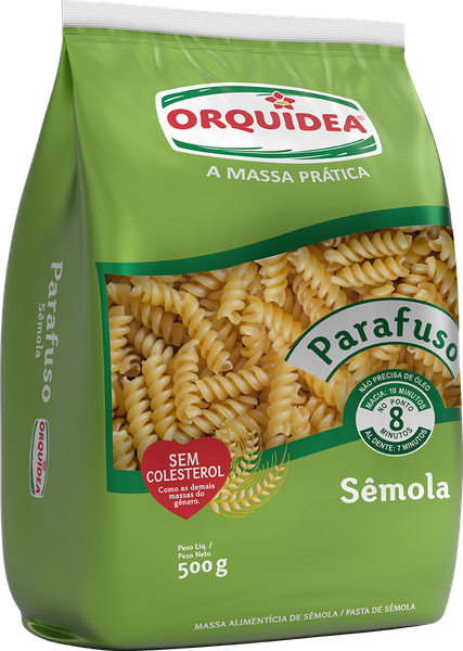 MASSA ORQUIDEA PARAFUSO SEMOLA 500G