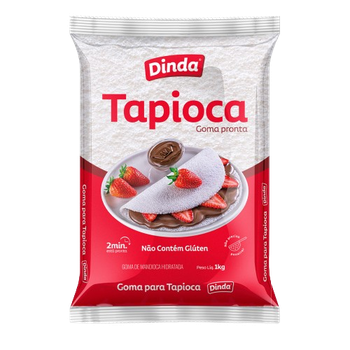 MASSA PRONTA PARA TAPIOCA DINDA 1KG