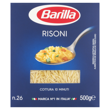 MASSA S/OVOS BARILLA RISONI GRANO DURO 500G