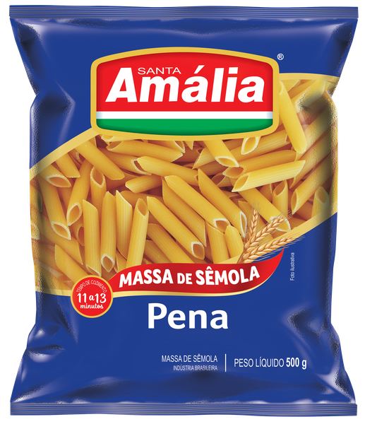 MASSA SANTA AMALIA PENA SEMOLA 500G