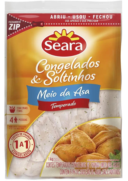 MEIO ASA TEMPERADA SEARA 1KG
