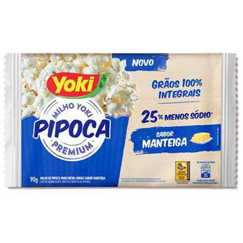 MILHO PIPOCA YOKI MICRO MANTEIGA 90G