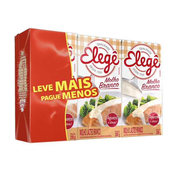 MOLHO ELEGE BRANCO 200G
