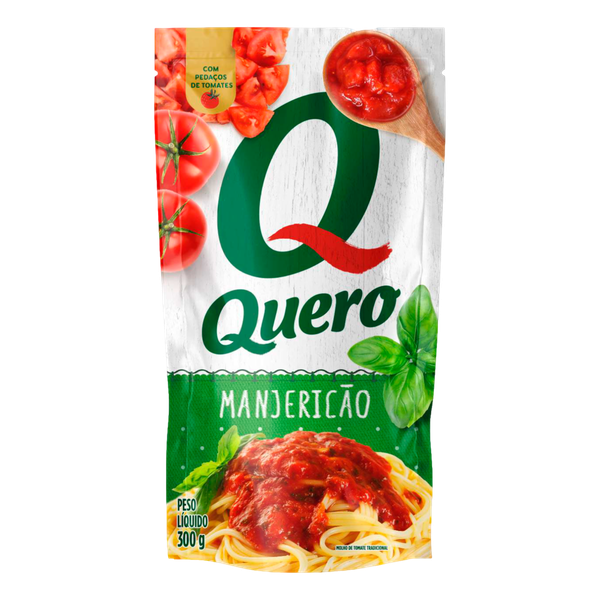 MOLHO QUERO MANJERICAO SH 300G
