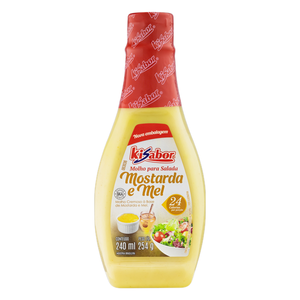 MOLHO SALADA KISABOR MOSTARDAMEL 240ML