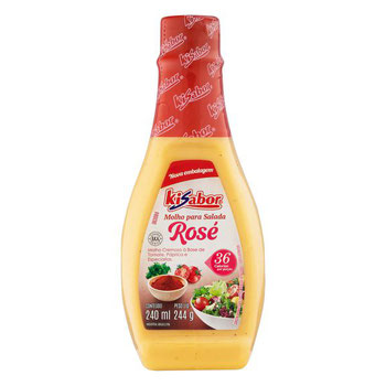 MOLHO SALADA KISABOR ROSE 240ML