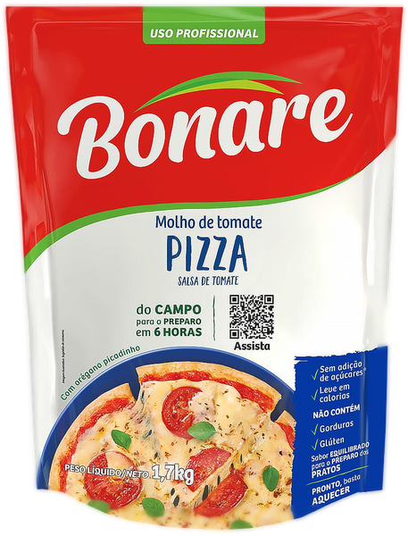MOLHO TOM.BONARE PIZZA POUCH 1,7KG